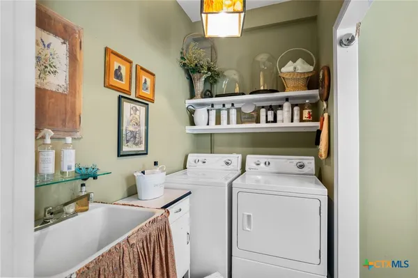 a view of washer and dryer