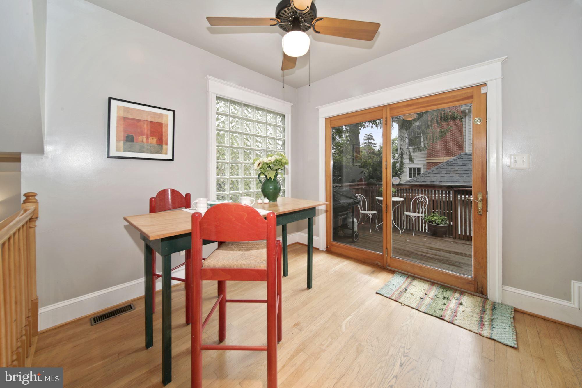 5211 Goddard Road Bethesda, MD 20814 - Photo 11 of 41 Breakfast room opens to side deck