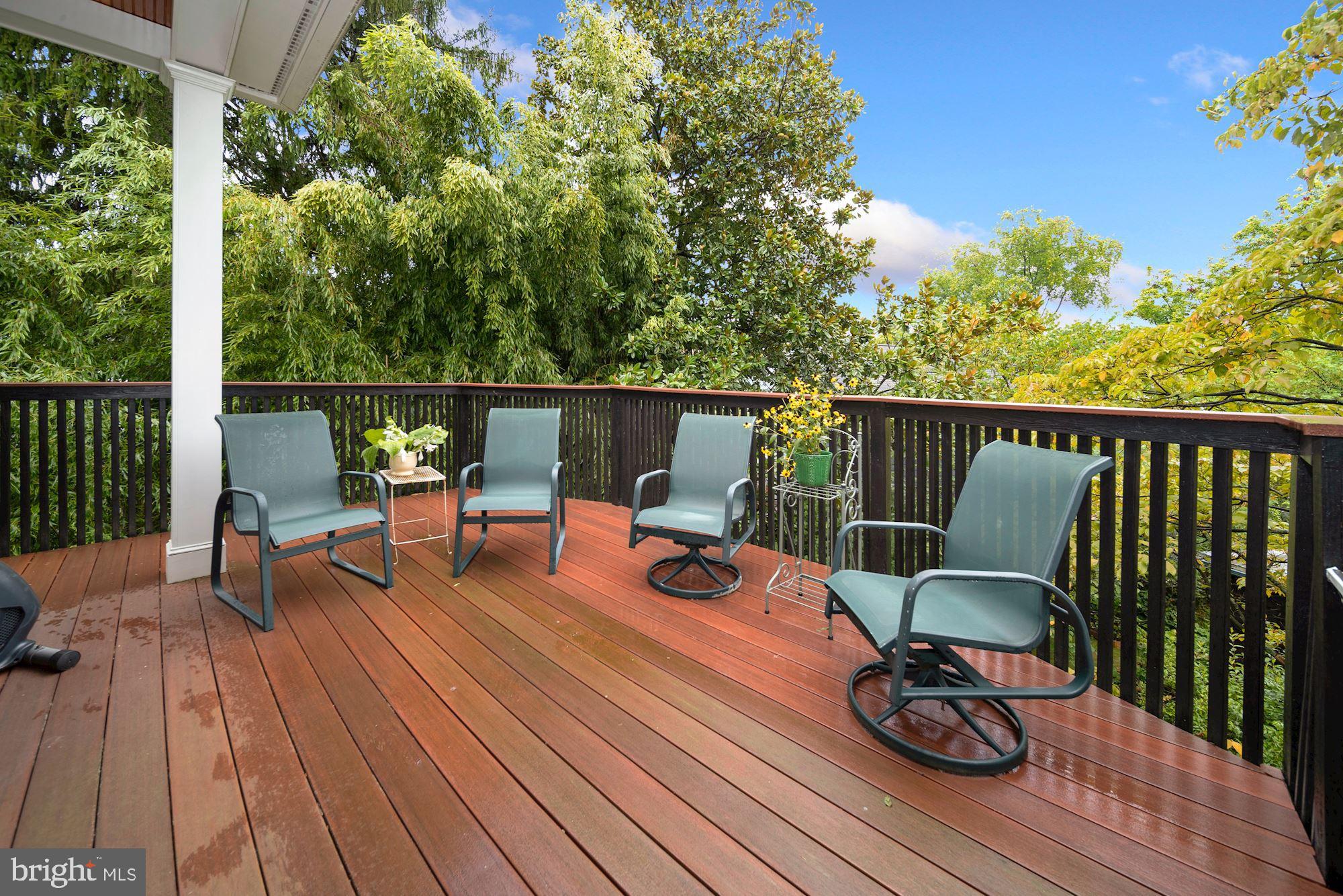 5211 Goddard Road Bethesda, MD 20814 - Photo 29 of 41 Huge upper level deck - like a treehouse!