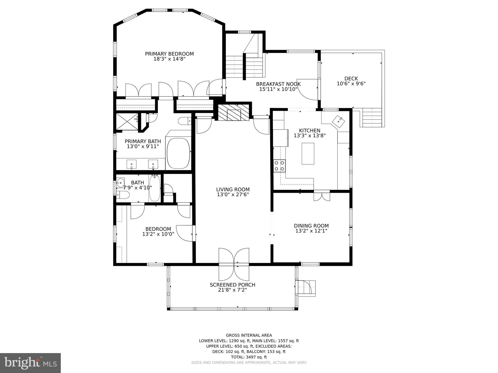5211 Goddard Road Bethesda, MD 20814 - Photo 39 of 41 Floor Plan - main level