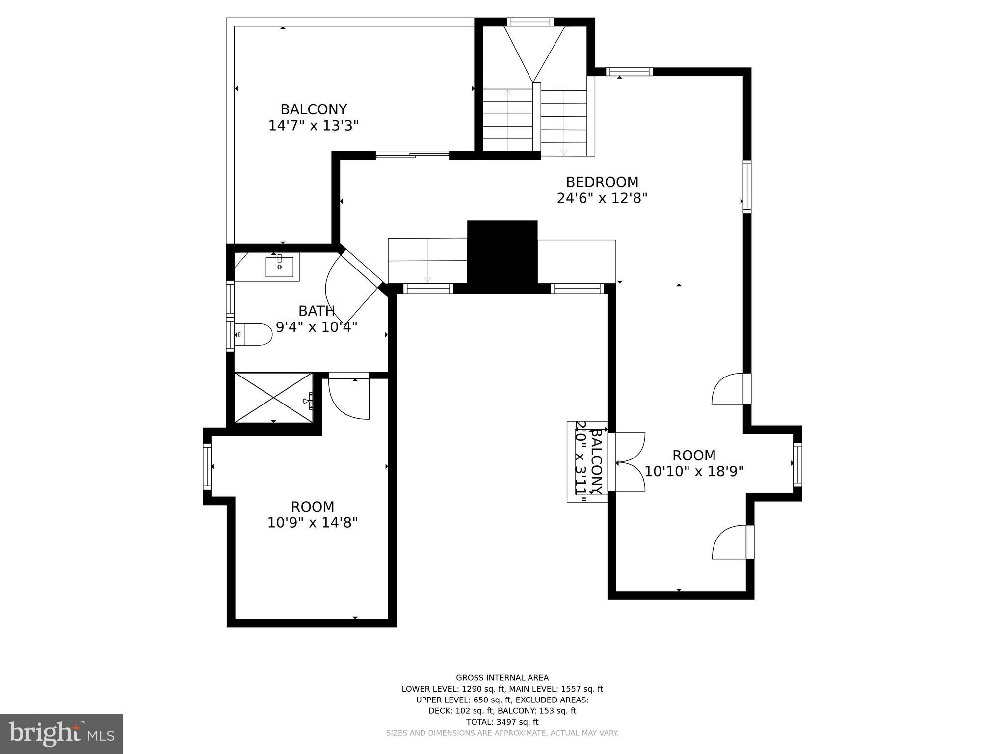 5211 Goddard Road Bethesda, MD 20814 - Photo 40 of 41 Floor Plan - upper level