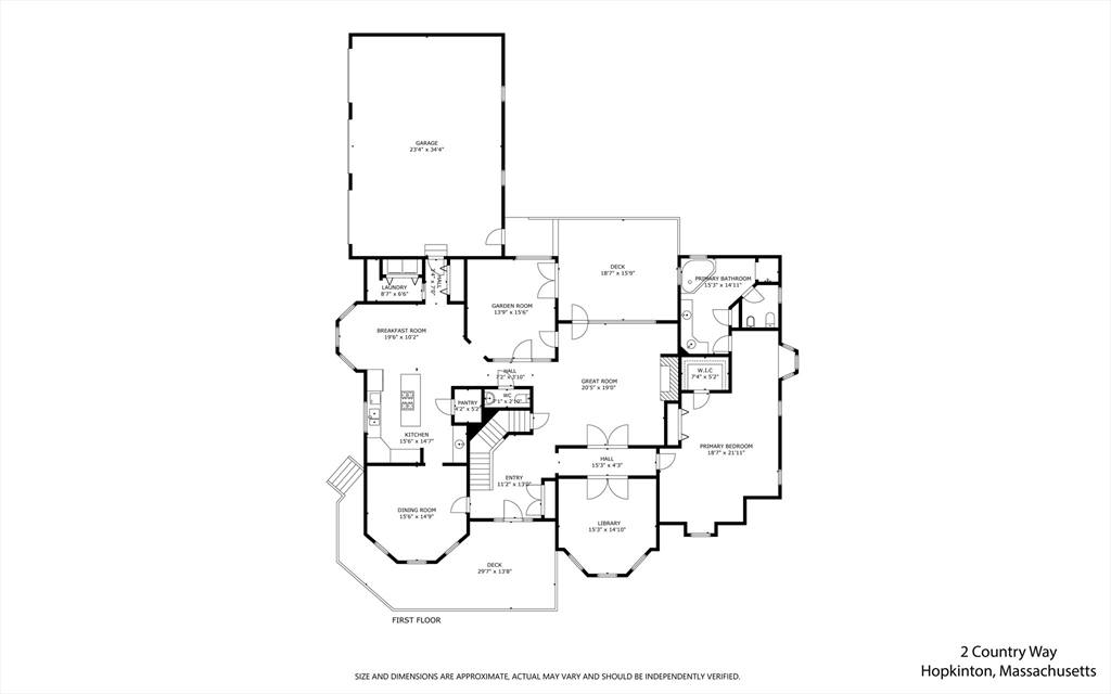 2 Country Way Hopkinton, MA 01748 - Photo 36 of 38 a picture of floor plan
