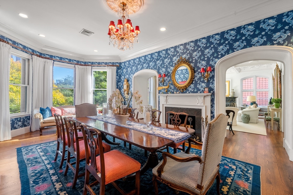 314 Dartmouth Street, Unit B Boston, MA 02116 - Photo 8 of 34 a view of a dining room with furniture window and wooden floor