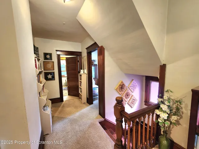 a workspace with furniture and window