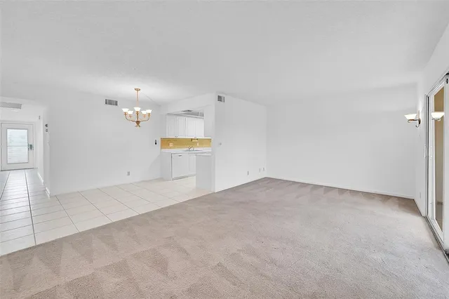 a view of empty room