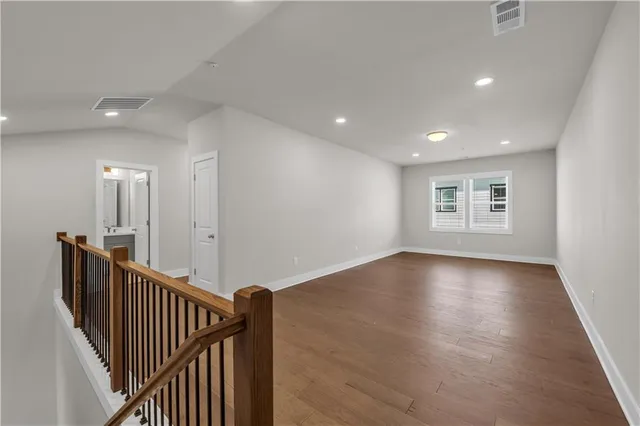 a view of an empty room