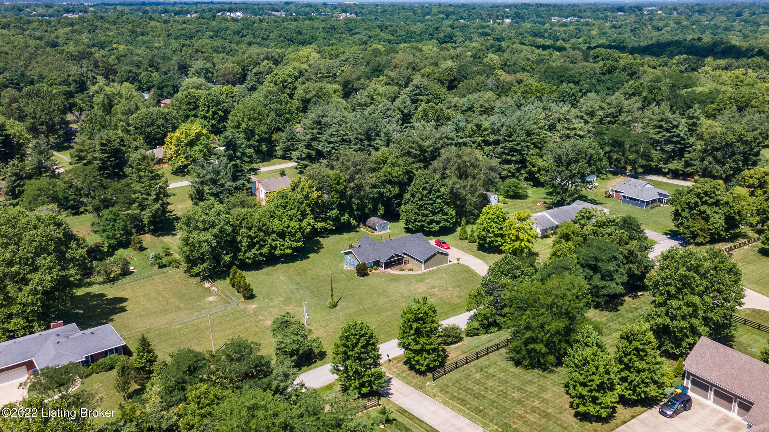 7804 Rollington Road Pewee Valley, KY 40056 - Photo 45 of 49 Aerial View