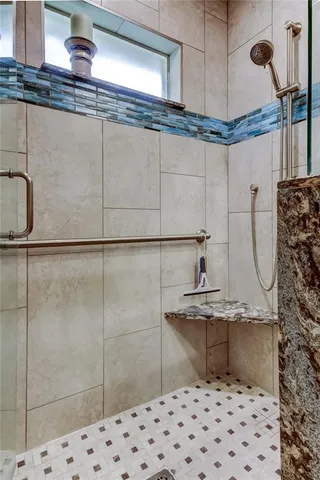 a view of a house with backyard and porch