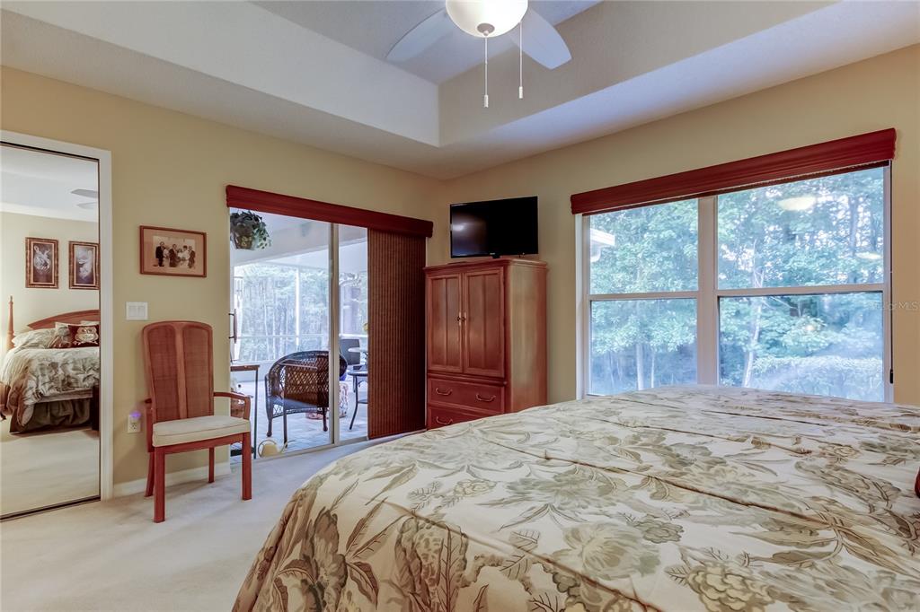 1610 Cortleigh Drive Trinity, FL 34655 - Photo 46 of 72 a bedroom with a bed and a large window
