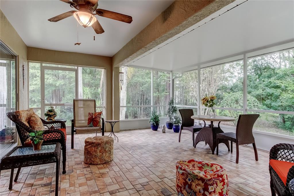 1610 Cortleigh Drive Trinity, FL 34655 - Photo 49 of 72 a living room with furniture and floor to ceiling windows