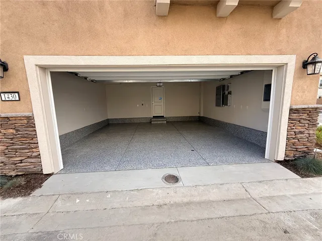 a close view of utility room