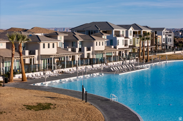 5354 Cyan Lane St. George, UT 84790 - Photo 40 of 45 Community pool featuring a residential view