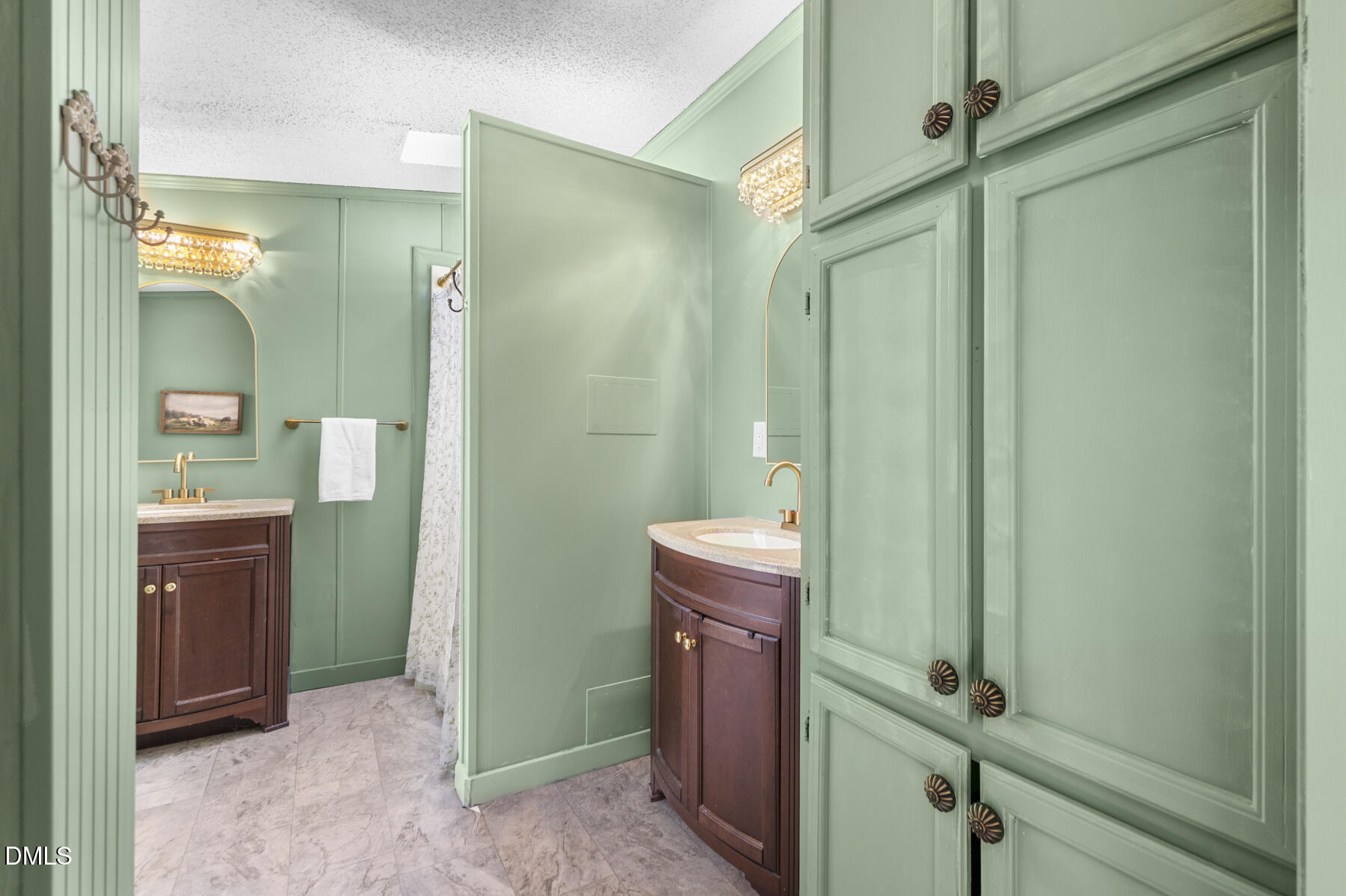 492 Little Mill Road Henderson, NC 27537 - Photo 22 of 39 a bathroom with a shower sink and mirror