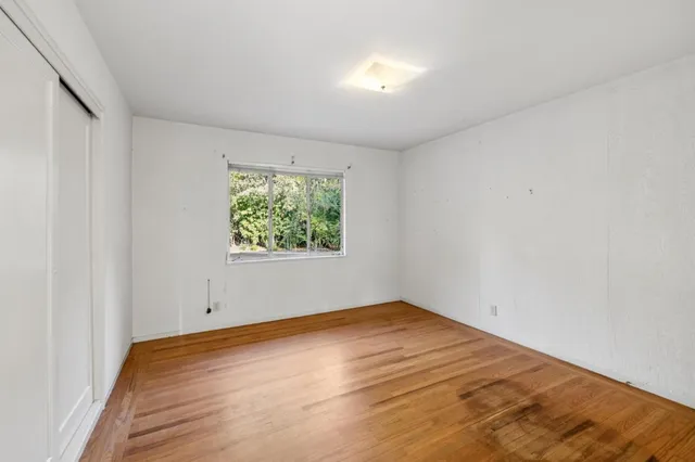 wooden floor in an empty room