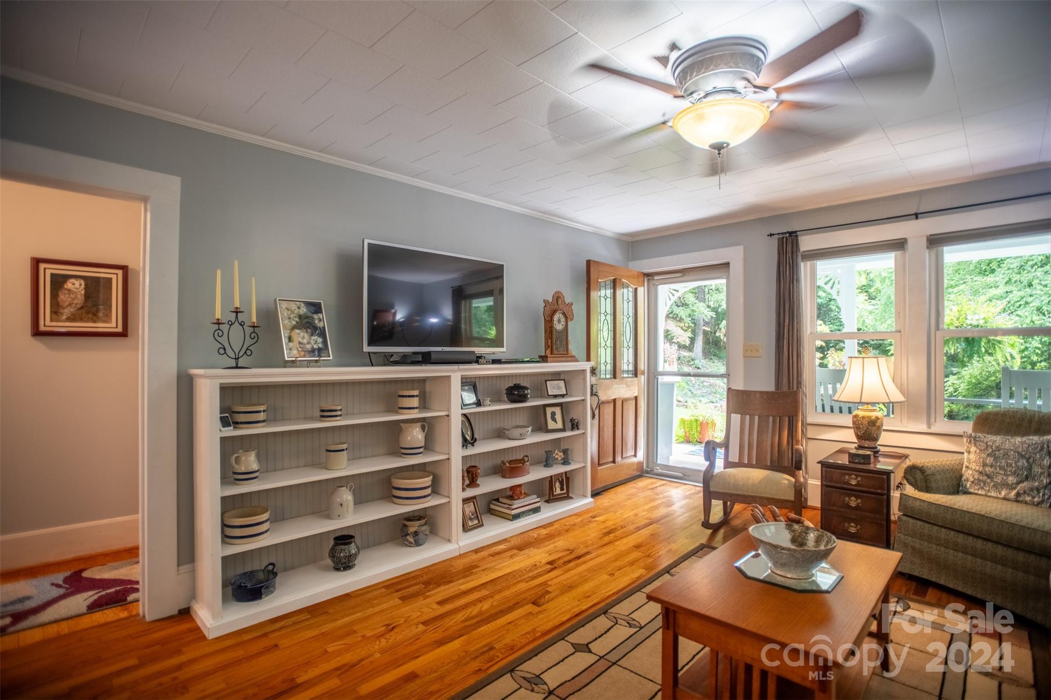 296 Sparks Road Bakersville, NC 28705 - Photo 30 of 47 a view of a livingroom with furniture and a flat screen tv