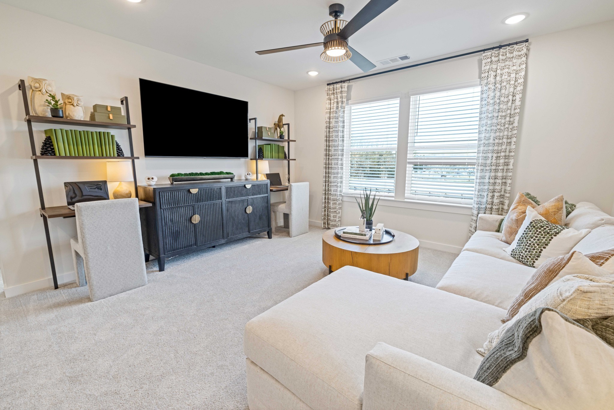 4166 Dream Beetle Loop Rockvale, TN 37153 - Photo 26 of 45 a living room with furniture and a flat screen tv