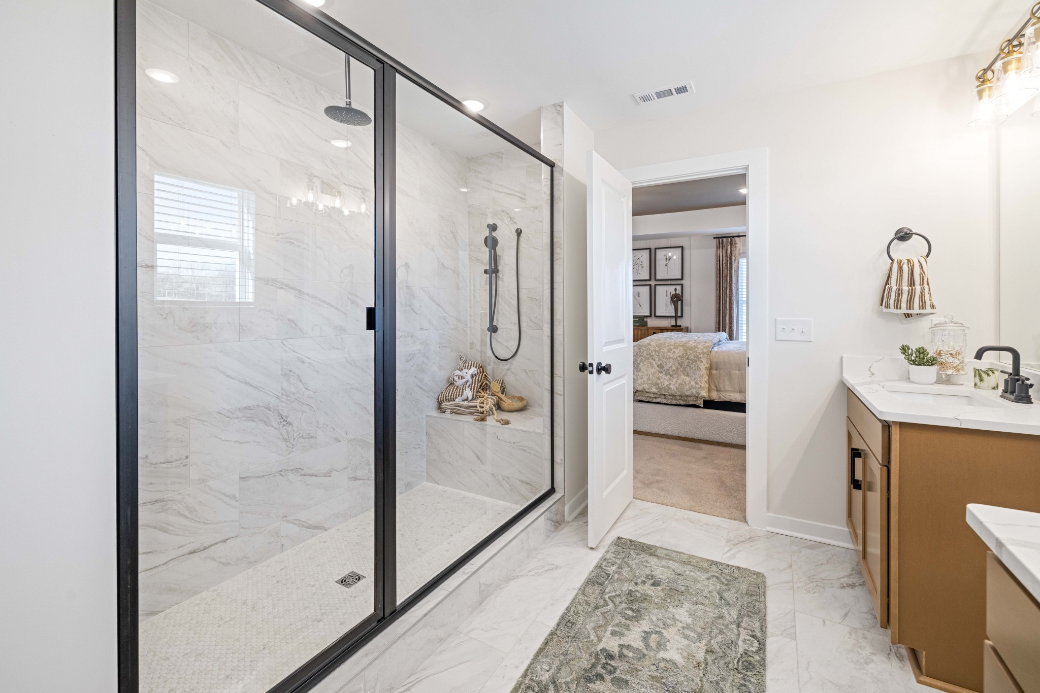 4166 Dream Beetle Loop Rockvale, TN 37153 - Photo 44 of 45 a bathroom with a tub shower and sink