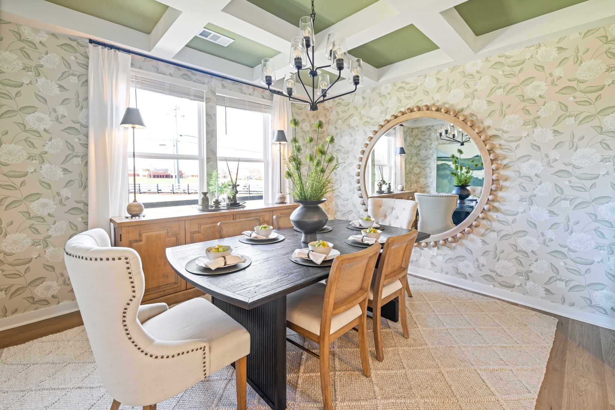 4166 Dream Beetle Loop Rockvale, TN 37153 - Photo 10 of 45 a view of a dining room with furniture wooden floor and chandelier