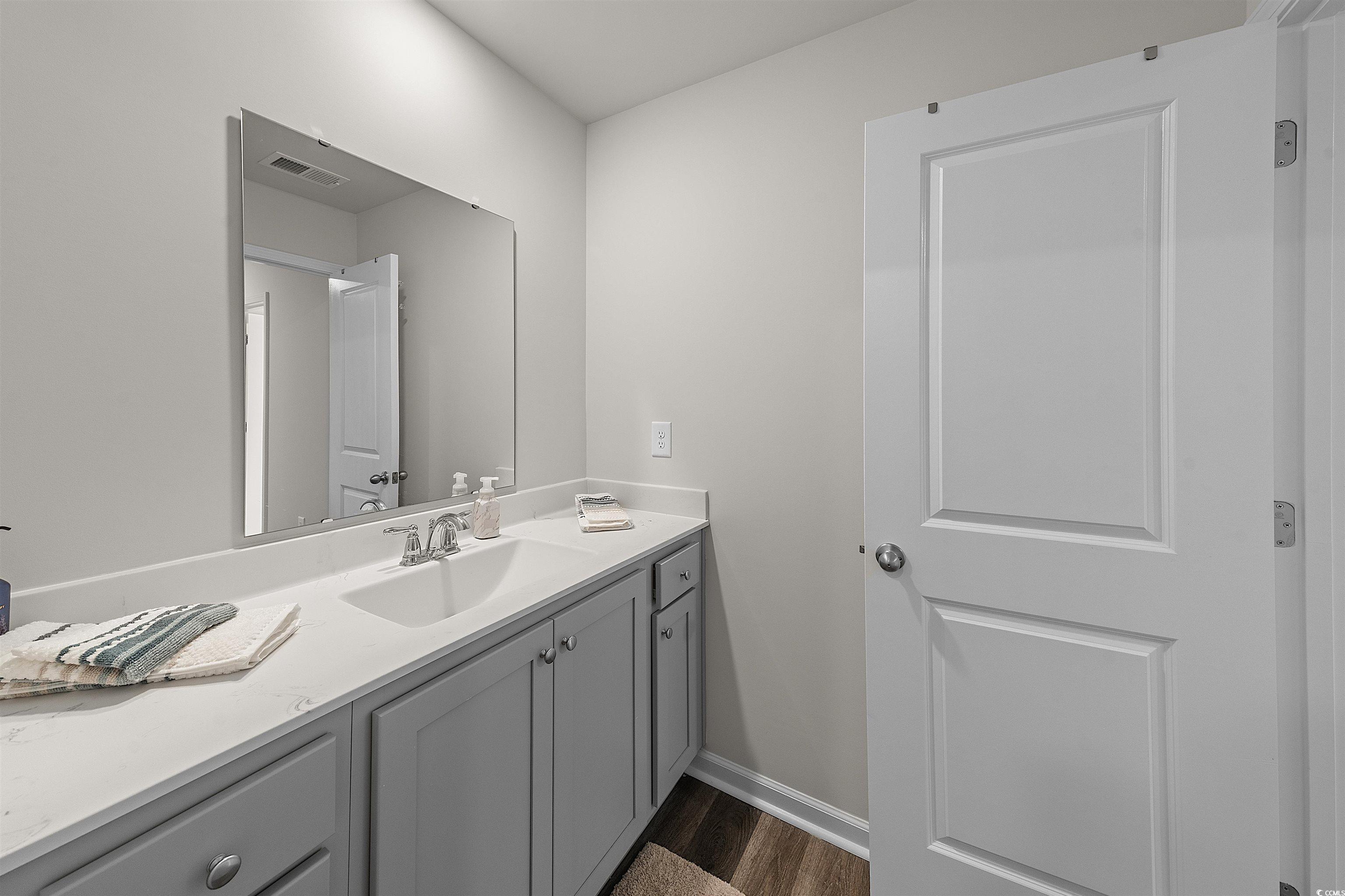 3119 Fair Rdg Way Conway, SC 29526 - Photo 28 of 38 Bathroom with vanity and wood finished floors