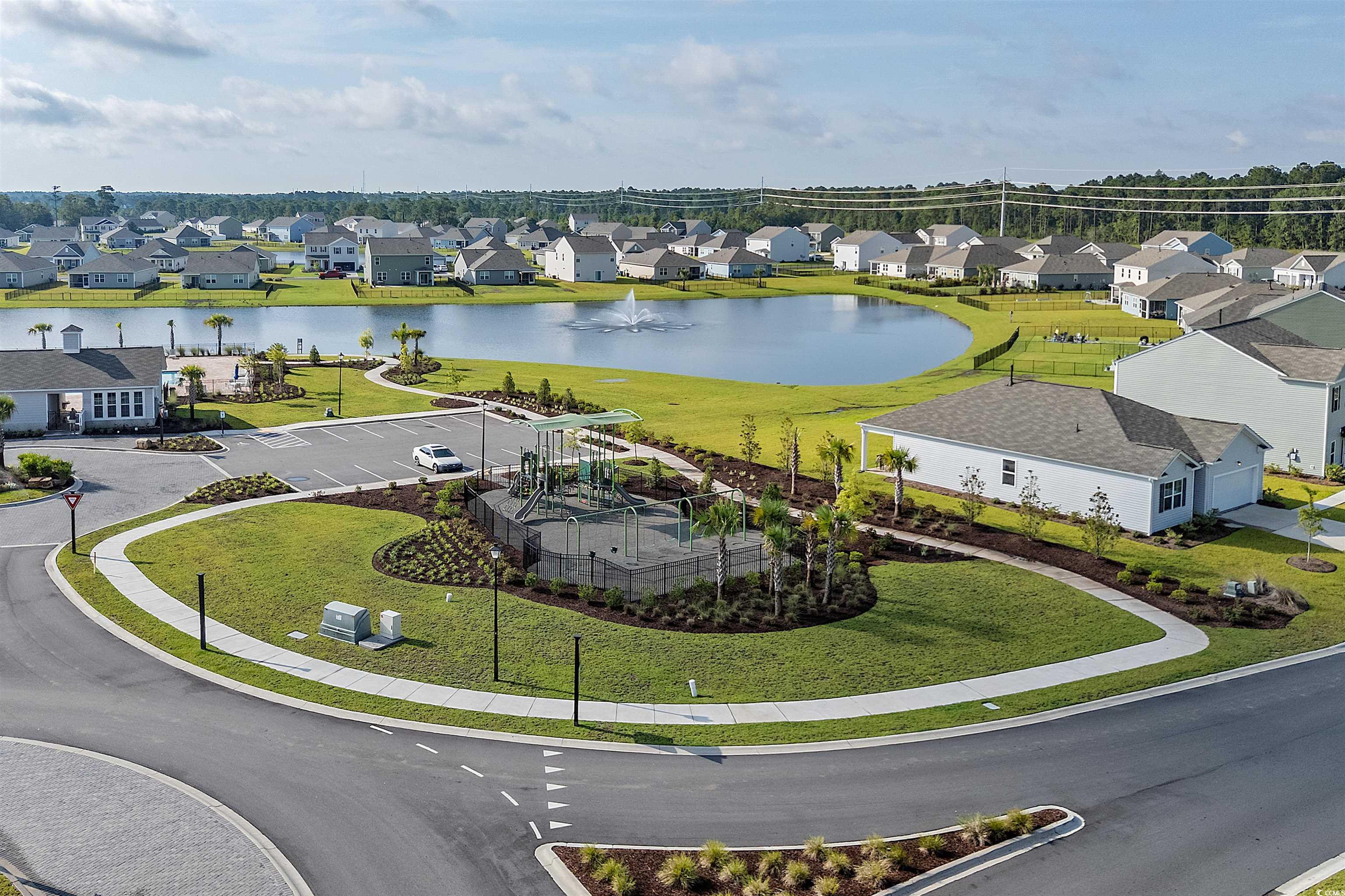 3119 Fair Rdg Way Conway, SC 29526 - Photo 37 of 38 Aerial view of residential area featuring a nearby body of water