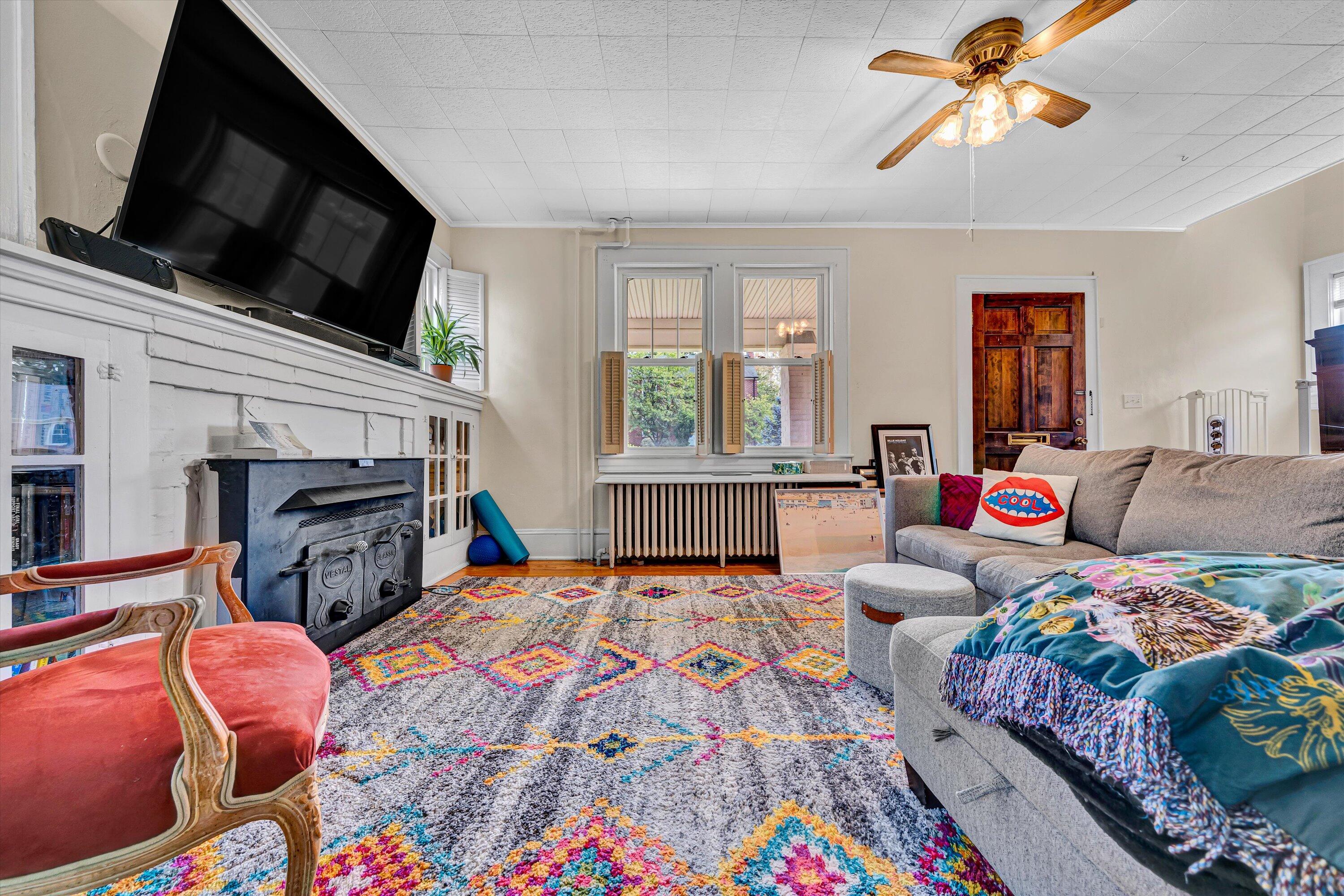 1907 Canterbury Road Southwest Roanoke, VA 24015 - Photo 8 of 36 a bedroom with bed and flat screen tv