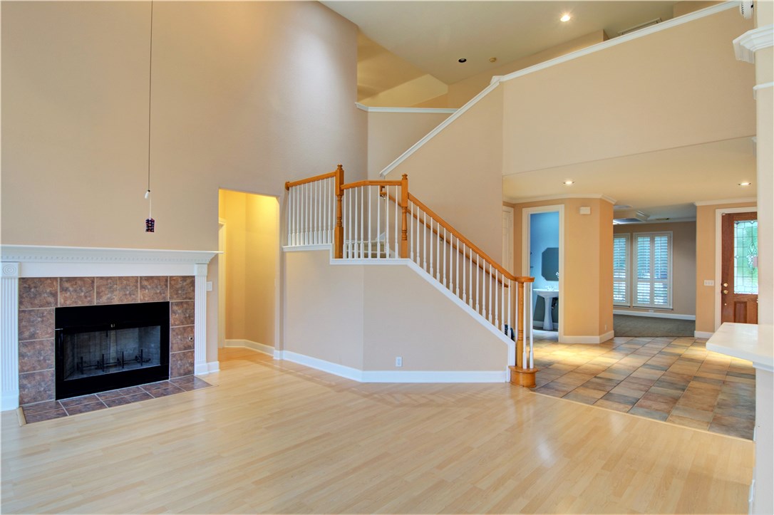 8217 Endeavor Circle Austin, TX 78726 - Photo 18 of 36 a view of entryway and hall with a fireplace