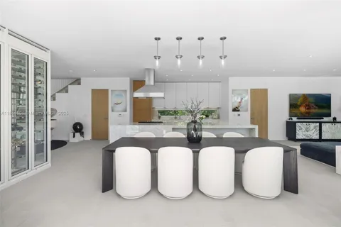 a view of a bathroom from a hallway