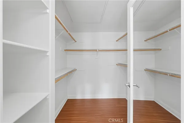 a view of walk in closet
