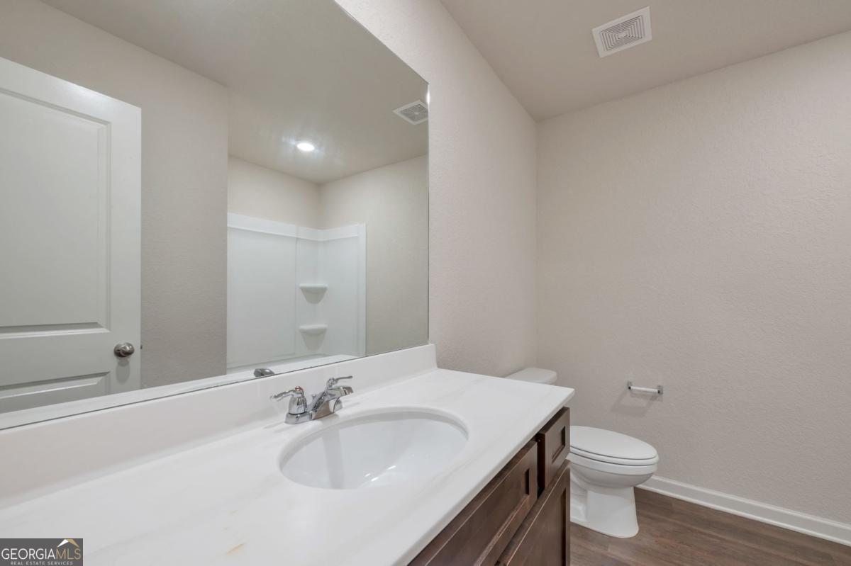 2889 Cleburne Terrace Hampton, GA 30228 - Photo 19 of 25 a bathroom with a sink and a toilet