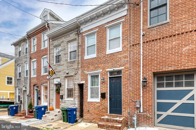 a front view of a building