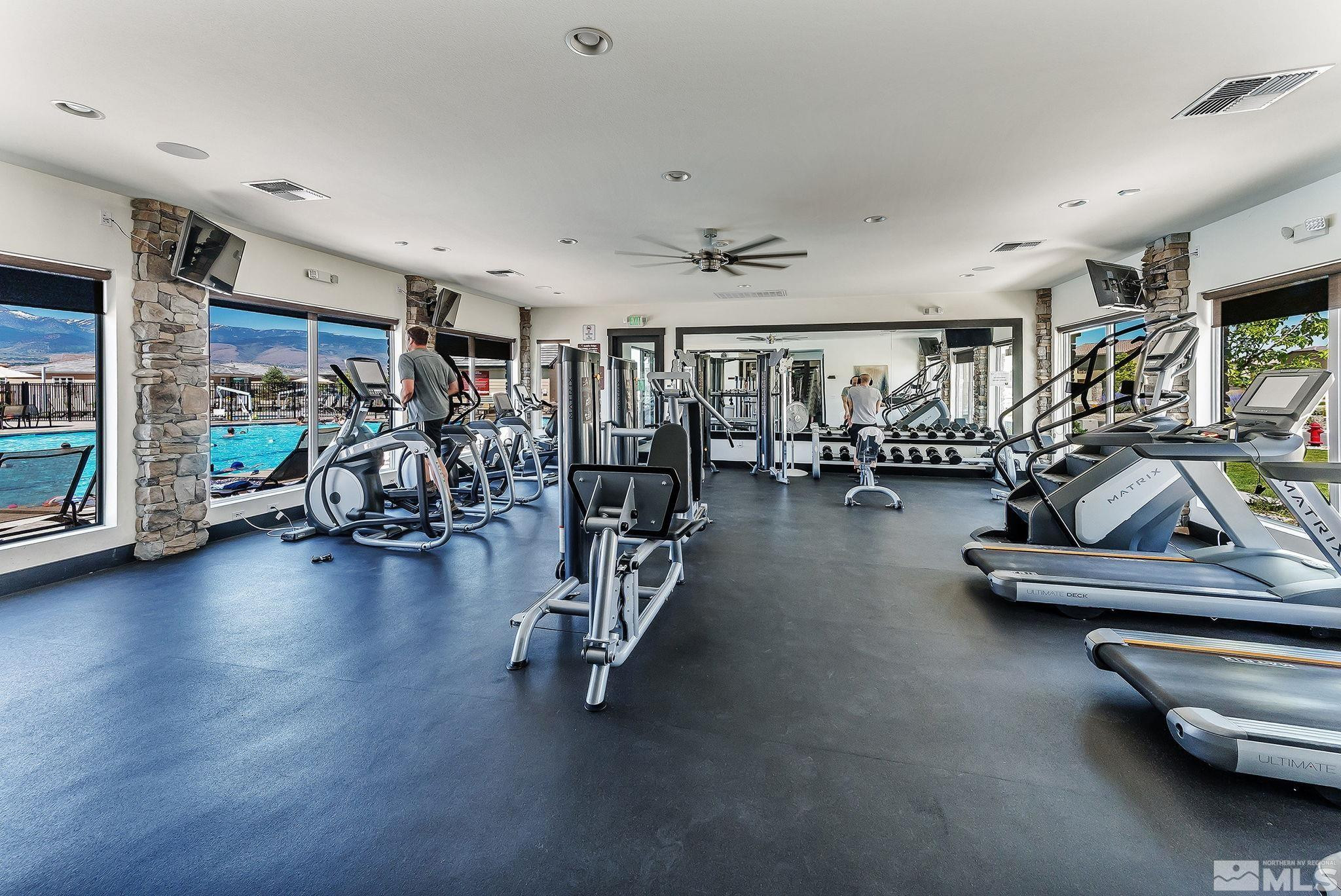 2975 Show Jumper Lane Reno, NV 89521 - Photo 32 of 32 a view of a room with gym equipment