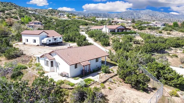a aerial view of a house