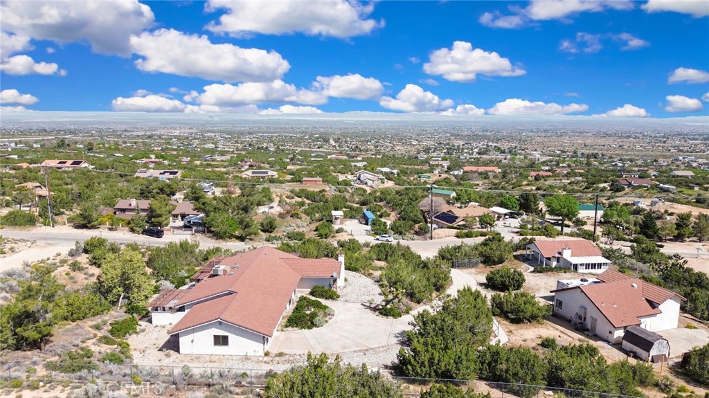2929 Snow Line Drive Pinon Hills, CA 92372 - Photo 64 of 67 an aerial view of residential houses with outdoor space