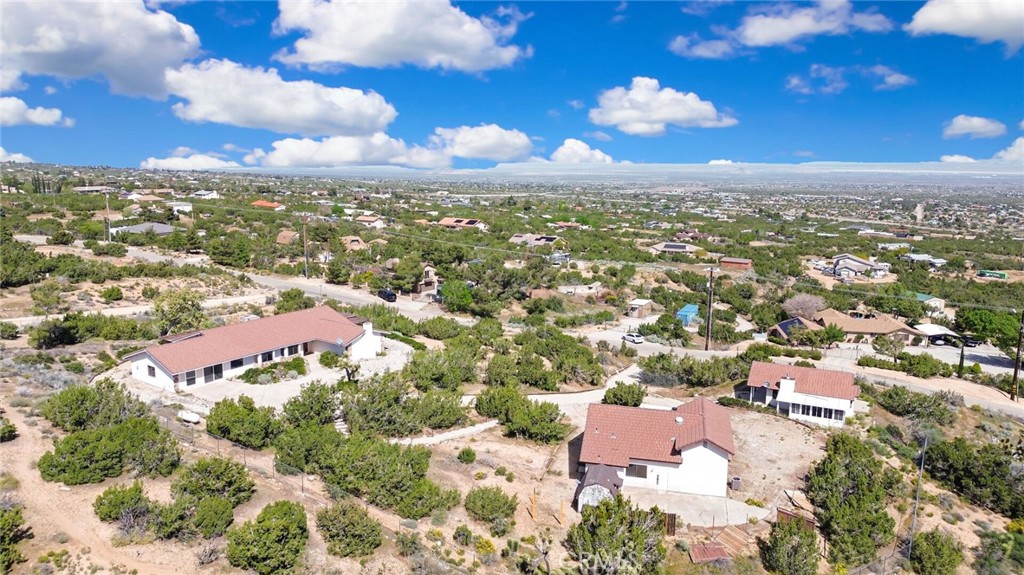 2929 Snow Line Drive Pinon Hills, CA 92372 - Photo 65 of 67 an aerial view of residential houses with outdoor space