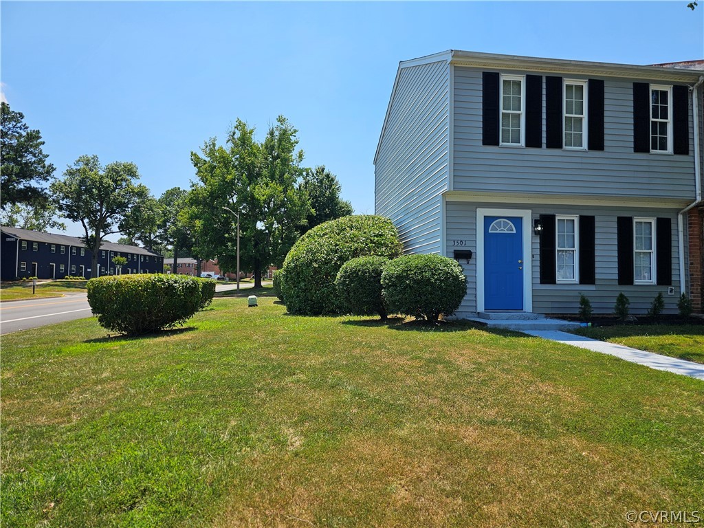 3501 Luckylee Crescent Richmond, VA 23234 - Photo 2 of 16 a view of an house with backyard space and garden