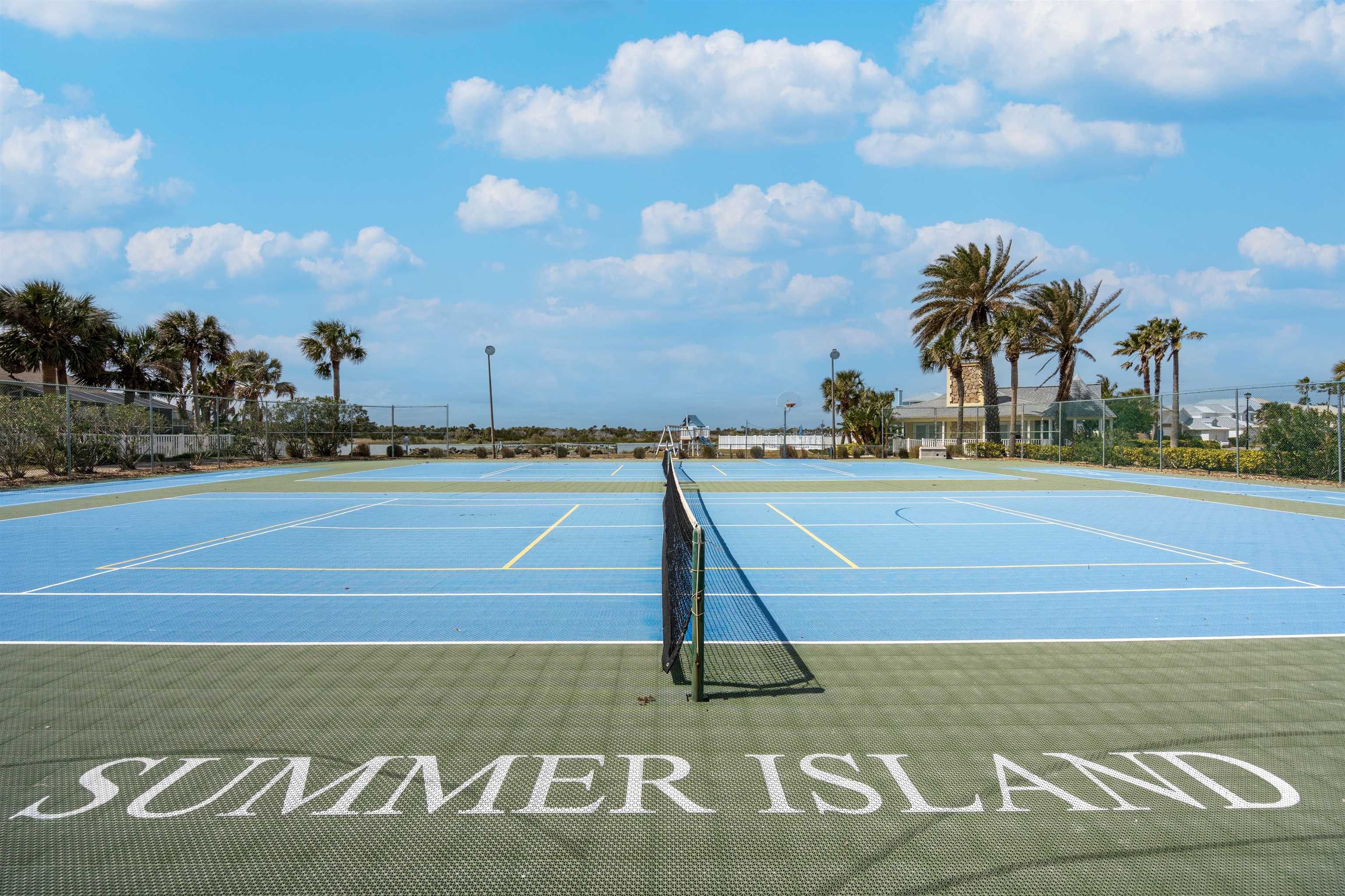 9244 July Lane St. Augustine, FL 32080 - Photo 59 of 66 a view of a tennis court