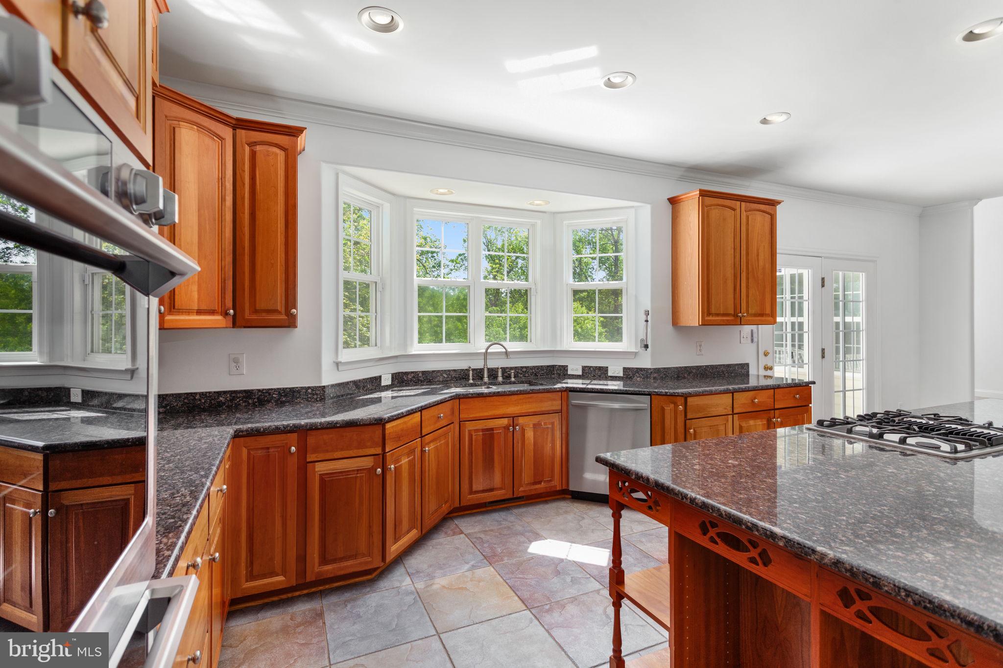 70 Sentinel Ridge Lane Stafford, VA 22554 - Photo 14 of 53 a kitchen with stainless steel appliances granite countertop sink stove and granite counter top