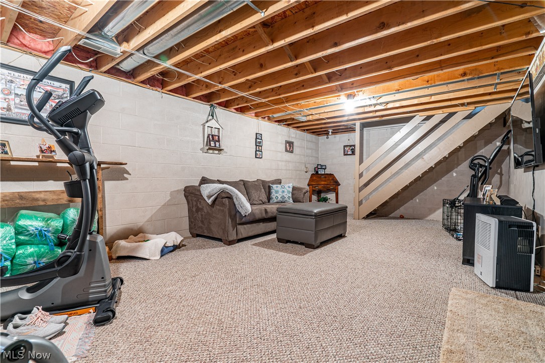 1386 Killian Road Akron, OH 44312 - Photo 15 of 19 Lower level rec room