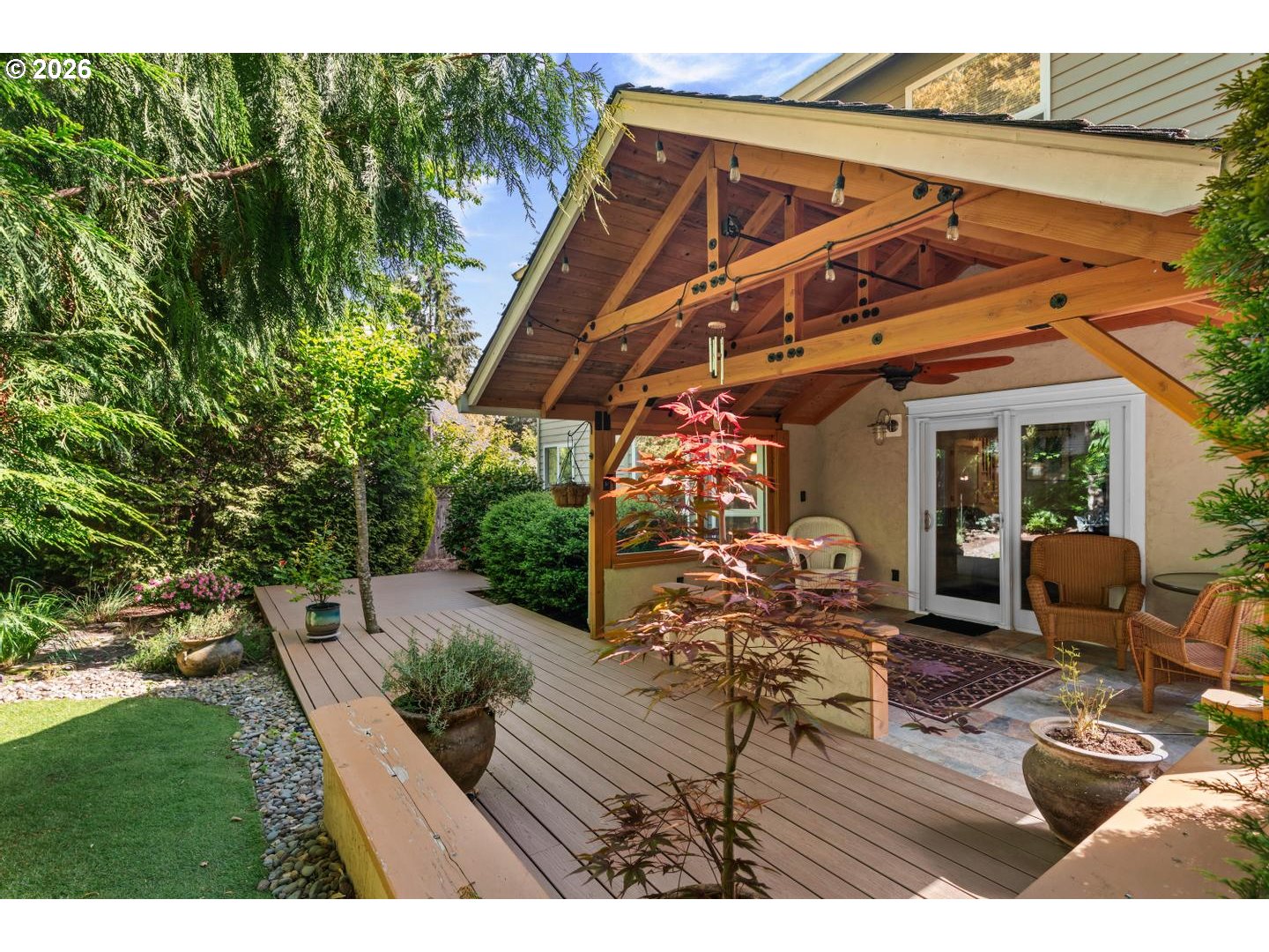 16042 Southwest Waxwing Way Beaverton, OR 97007 - Photo 42 of 48 a view of outdoor space yard deck and patio