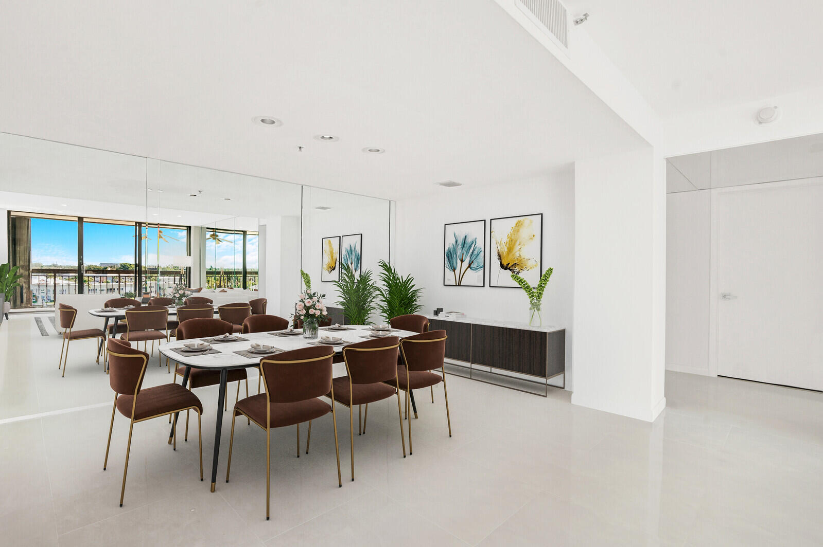 2697 North Ocean Boulevard, Unit F604 Boca Raton, FL 33431 - Photo 14 of 71 Dining Area (virtually staged)