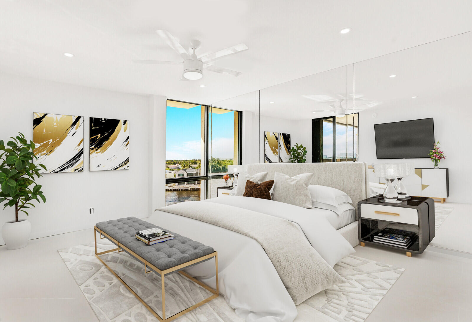 2697 North Ocean Boulevard, Unit F604 Boca Raton, FL 33431 - Photo 21 of 71 Primary Bedroom (virtually staged)