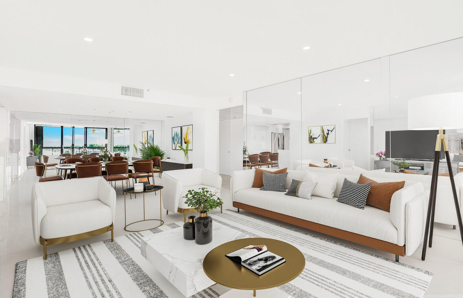 2697 North Ocean Boulevard, Unit F604 Boca Raton, FL 33431 - Photo 8 of 71 Living Room (virtually staged)