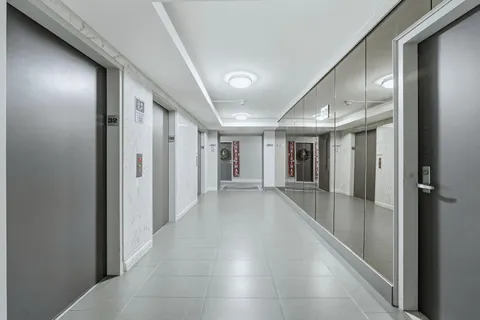 a view of an empty room