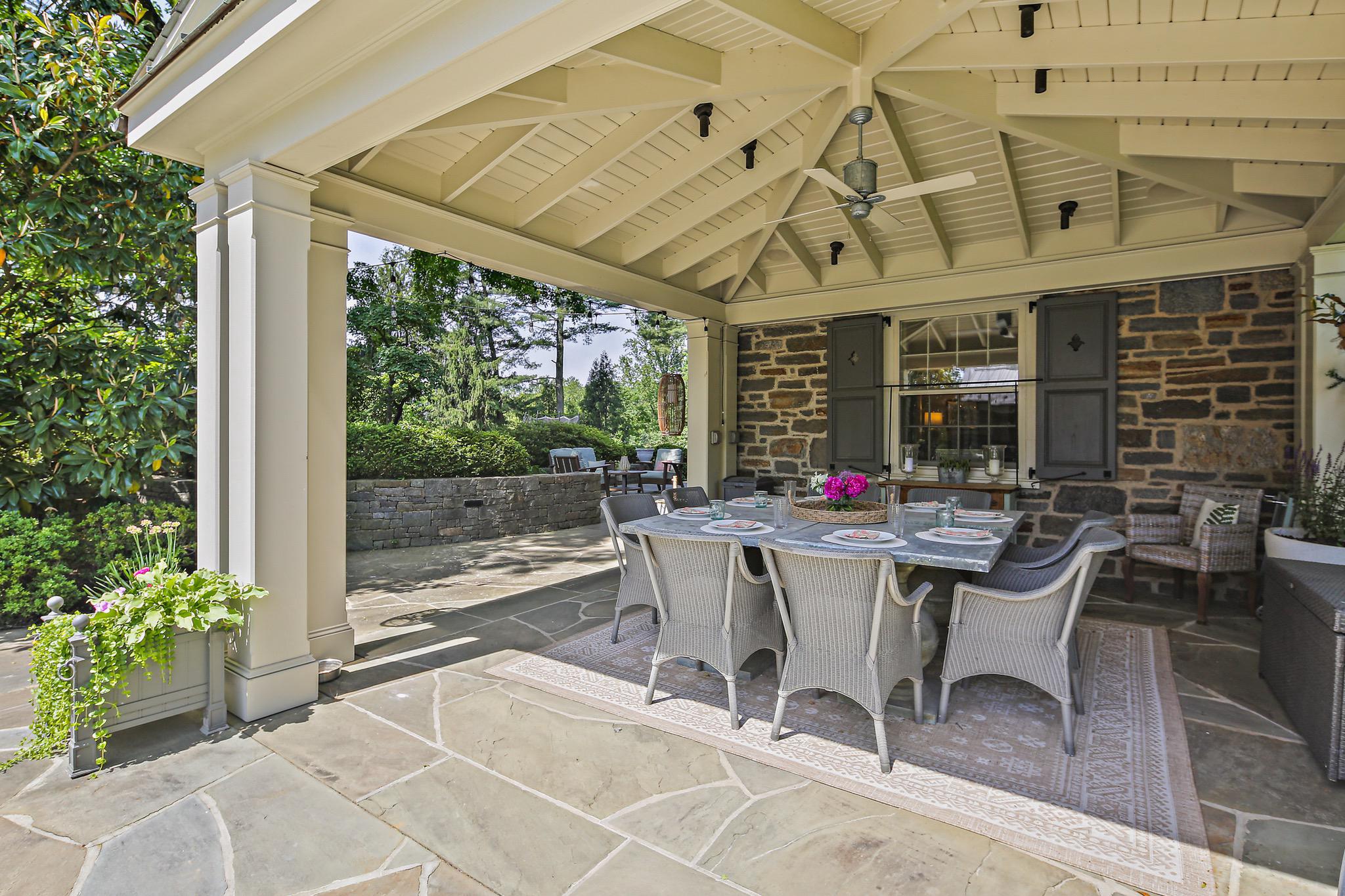 900 Army Road Baltimore, MD 21204 - Photo 53 of 99 Al fresco dining under the poolside pavilion