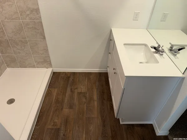 a backyard of a house