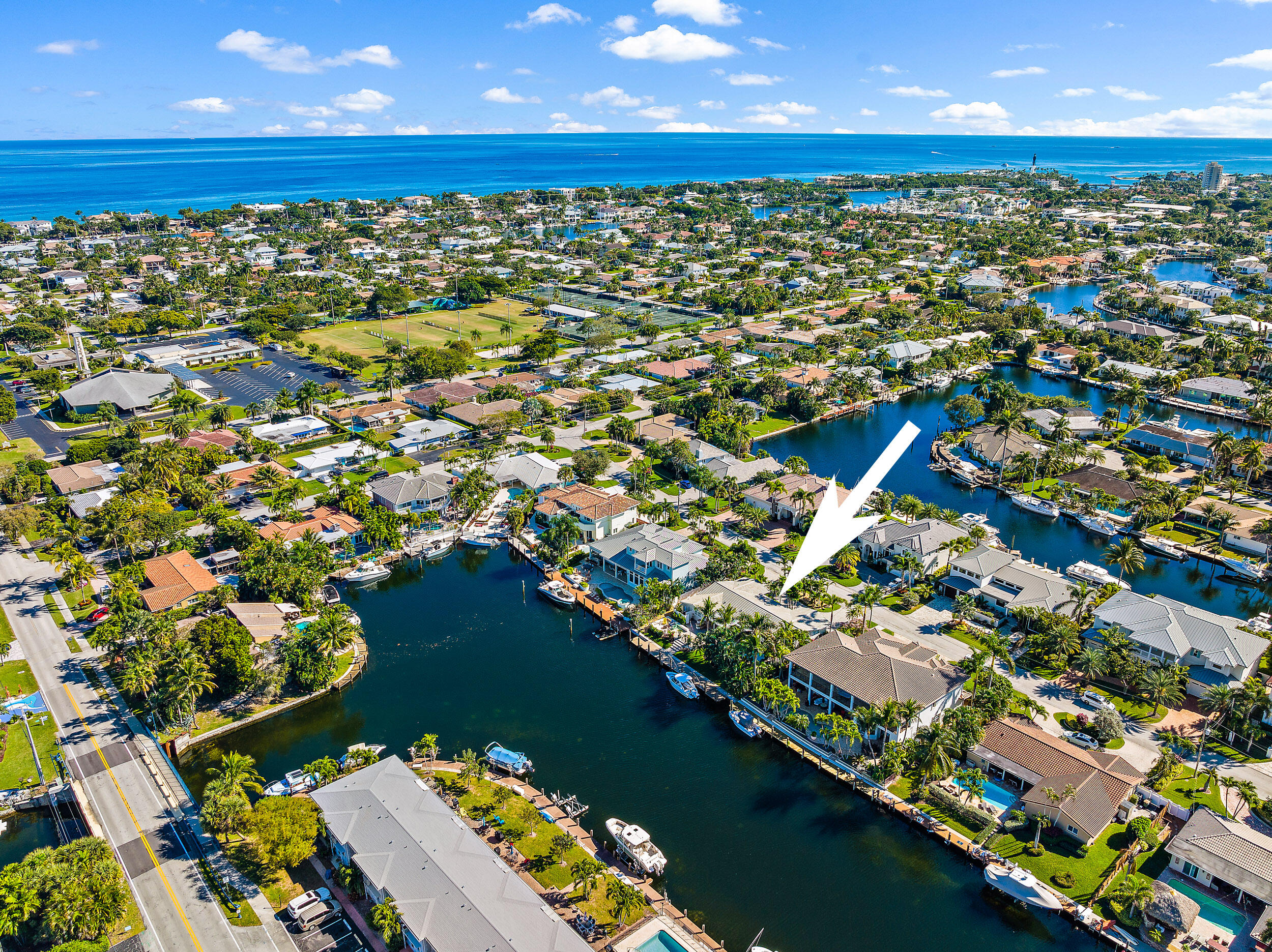 2521 Northeast 35th Street Lighthouse Point, FL 33064 - Photo 55 of 65 Aerial View