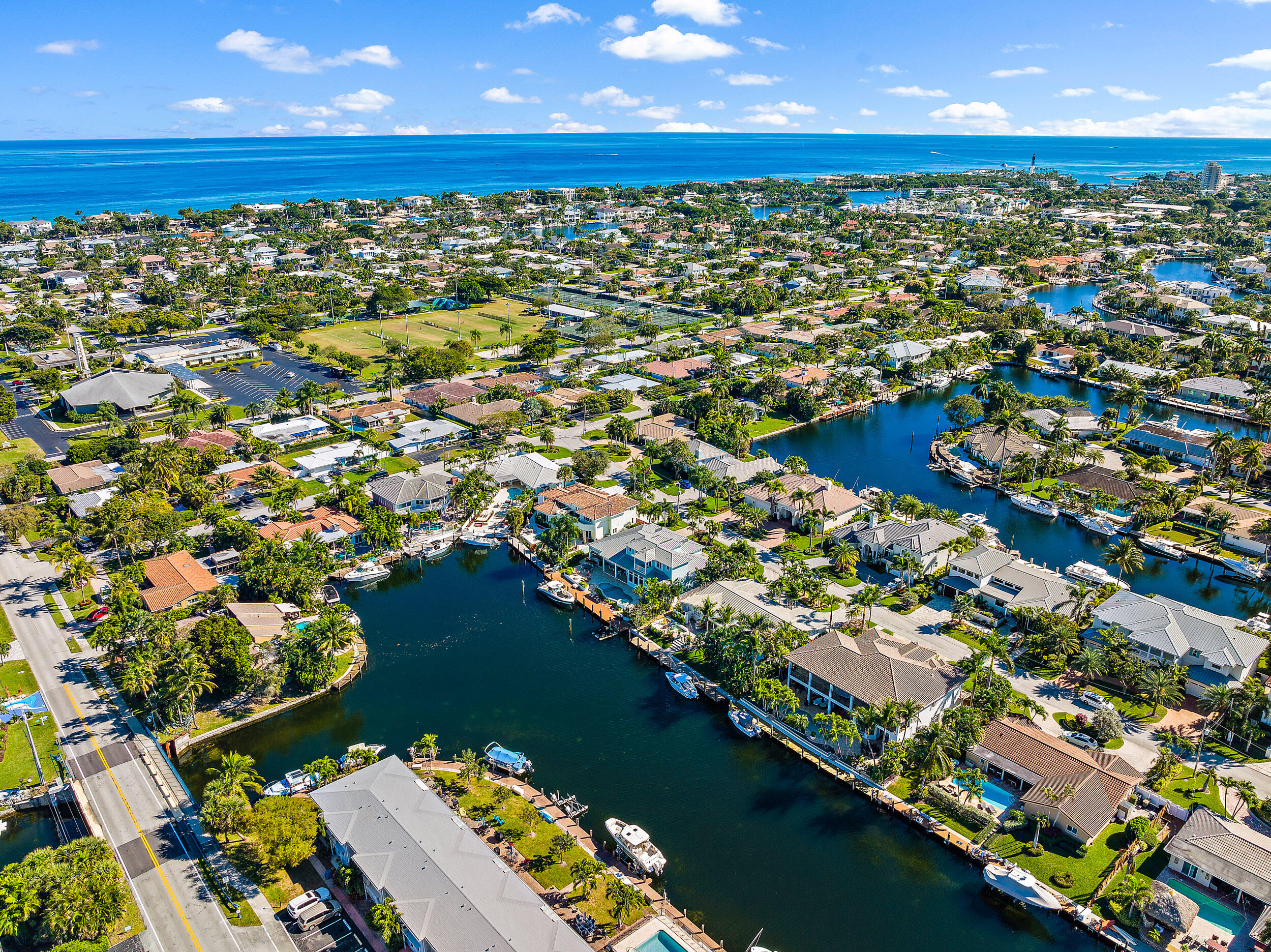 2521 Northeast 35th Street Lighthouse Point, FL 33064 - Photo 56 of 65 Aerial View