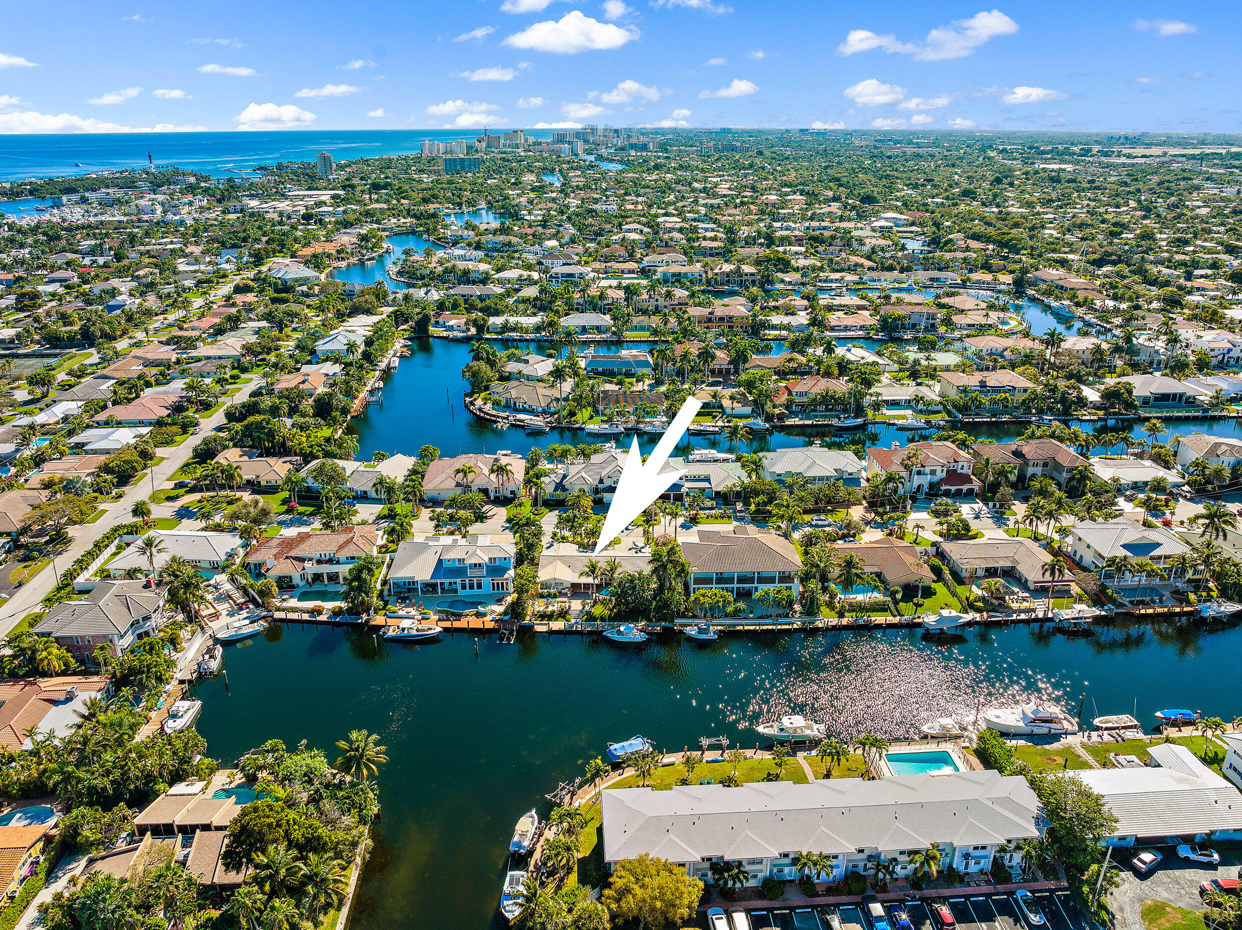 2521 Northeast 35th Street Lighthouse Point, FL 33064 - Photo 57 of 65 Aerial View