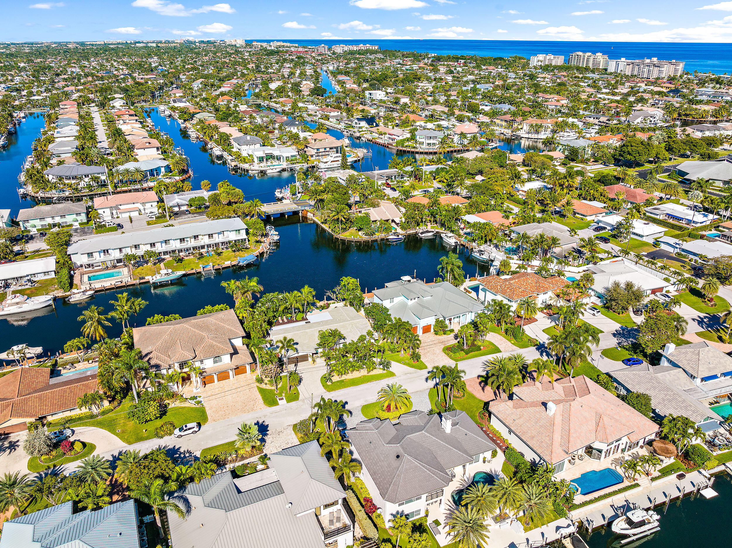 2521 Northeast 35th Street Lighthouse Point, FL 33064 - Photo 62 of 65 Aerial View