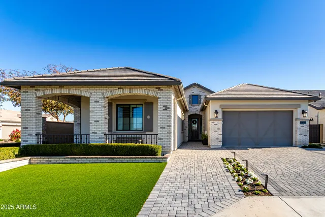 a view of a house with a porch